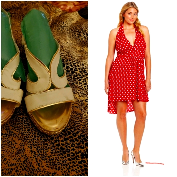 Star Vixen Women's Plus-Size Marilyn Halter Dress - Picture 3 of 6